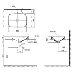 Chậu Rửa Lavabo TOTO LT5715 Đặt Bàn