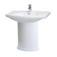 Chậu Rửa Lavabo Treo Tường Caesar Chân Đứng LF5312/PF2412