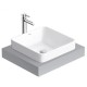 Chậu Rửa Mặt Lavabo Viglacera CD20 Đặt Bàn Vuông