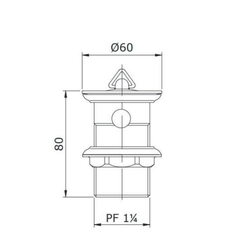Cổ Thoát Vòi Nước Cho Lavabo TOTO T6J1
