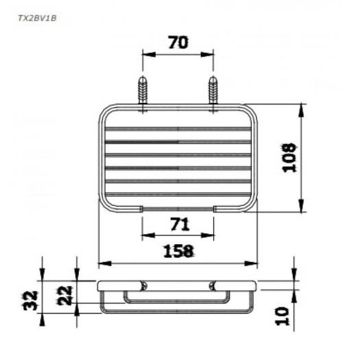 Khay Đựng Xà Bông TOTO TX2BV1B