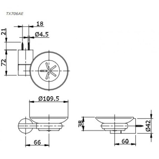 Giá Đựng Xà Bông TOTO TX706AC