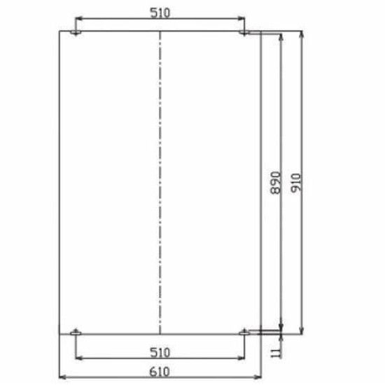 Gương Lavabo Inax KF-6090VA