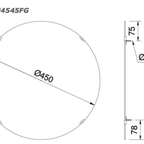 Gương Phòng Tắm TOTO YM4545FG