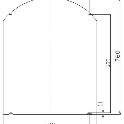 Gương Tráng Bạc Phòng Tắm Inax KF-6075VAR