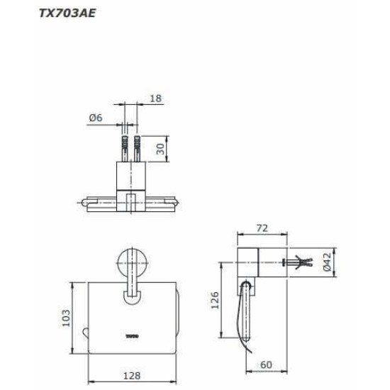 Hộp Đựng Giấy Vệ Sinh TOTO TX703AE