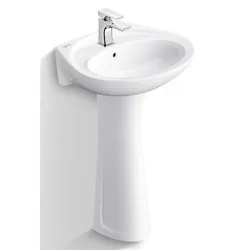 Chậu Lavabo Viglacera VTL2/VI1T (BS401/BS501) Treo Tường Chân Dài