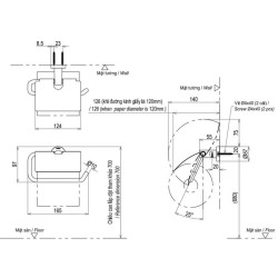 Móc Treo Giấy Vệ Sinh TOTO YH406RV