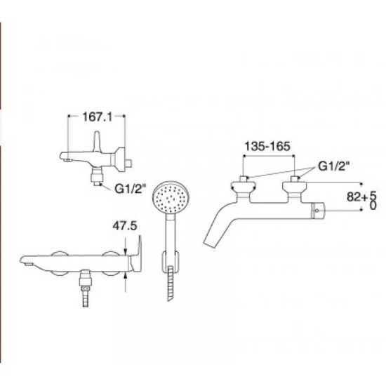 Sen Tắm Nóng Lạnh American Standard WF-0511