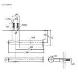 Thanh Treo Giấy Vệ Sinh TOTO TX703ARR