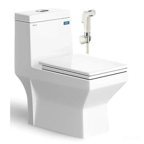 Bàn Cầu Một Khối Viglacera V42 Nắp Êm + Vòi Xịt VG826