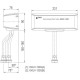 Van Xả Cảm Ứng Inax OKUV-120S(A/B) Dùng Pin