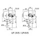 Van Xả Nhấn Bồn Tiểu Inax UF-3VS (Ống Thẳng)