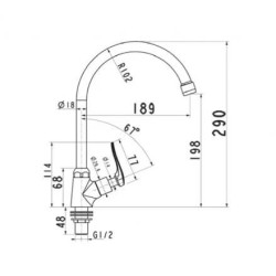 Vòi Bếp Lạnh American Standard ARR A-7053J