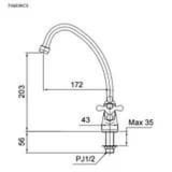 Vòi Bếp TOTO TX603KCS Lạnh